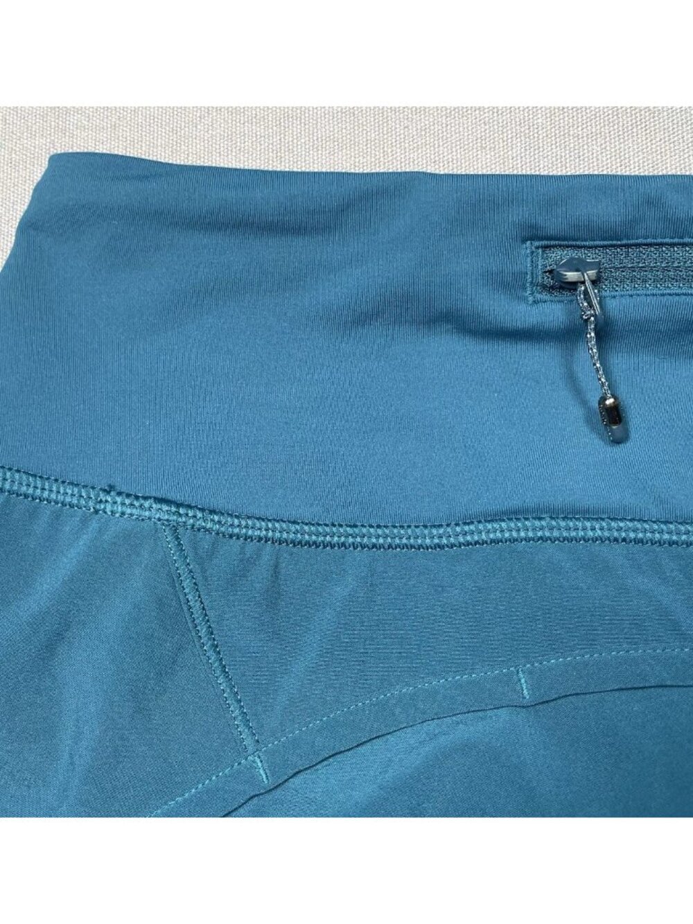 Lululemon Run Times Athletic Lined Teal Blue Shorts Inseam 4" - Women Size 4 - Picture 3 of 16